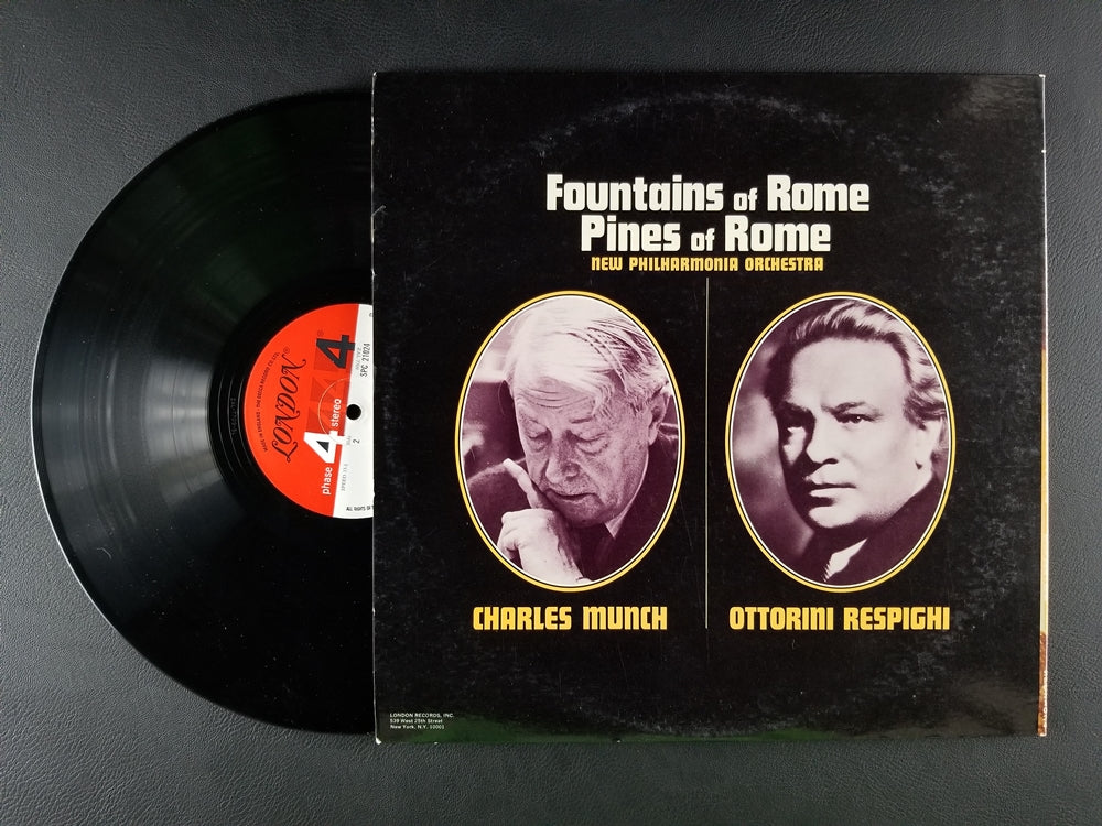 Charlie Munch - Fountains of Rome / Pines of Rome (1965, LP)