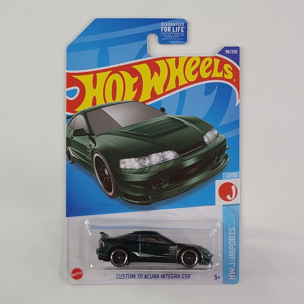 Hot Wheels - Custom '01 Acura Integra GSR (Metalflake Dark Green)