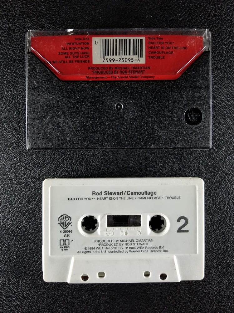 Rod Stewart - Camouflage (1984, Cassette)