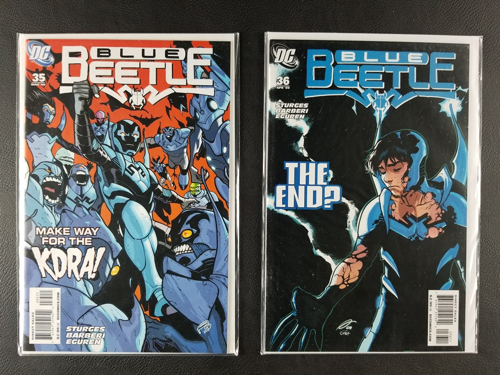 Blue Beetle [2nd Series] #31-36 Set (DC, 2008-09)
