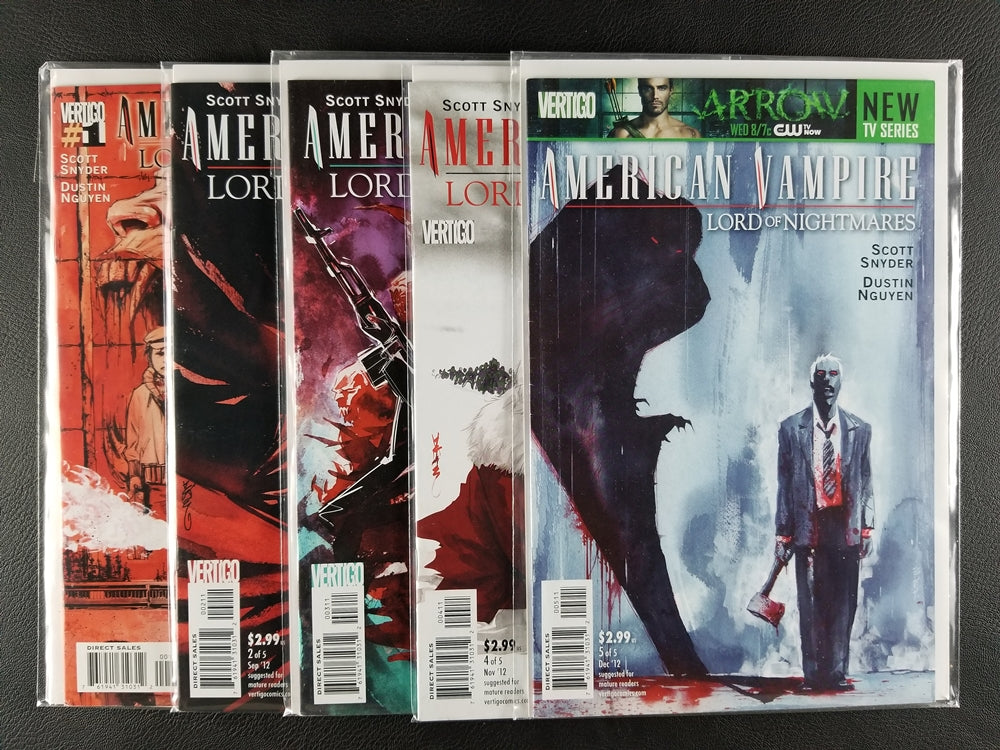 American Vampire: Lord of Nightmares #1-5 Set (DC/Vertigo, 2012)