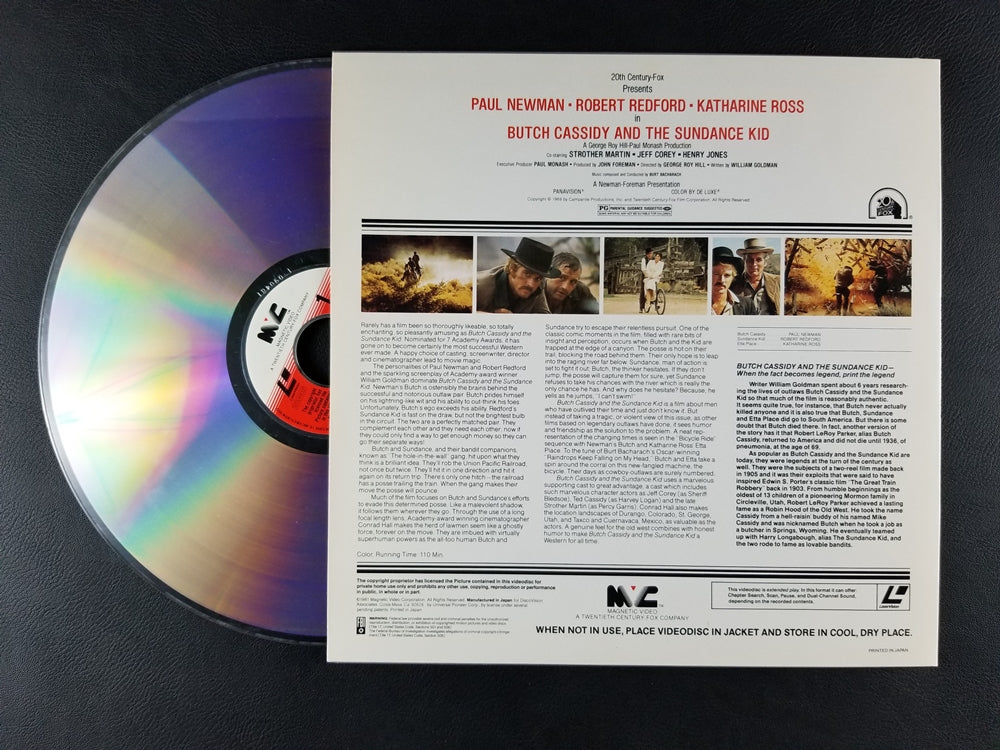 Butch Cassidy and the Sundance Kid (1981, Laserdisc)