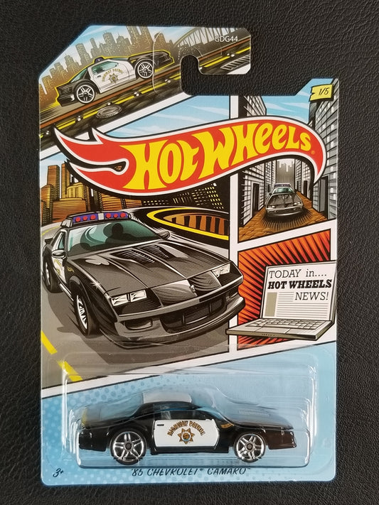 Hot Wheels - '85 Chevrolet Camaro (Black) [1/5 - 2020 HW Police]