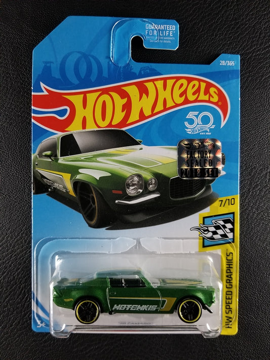 Hot Wheels - '70 Camaro (Green) [Factory Sealed 2018 Set]