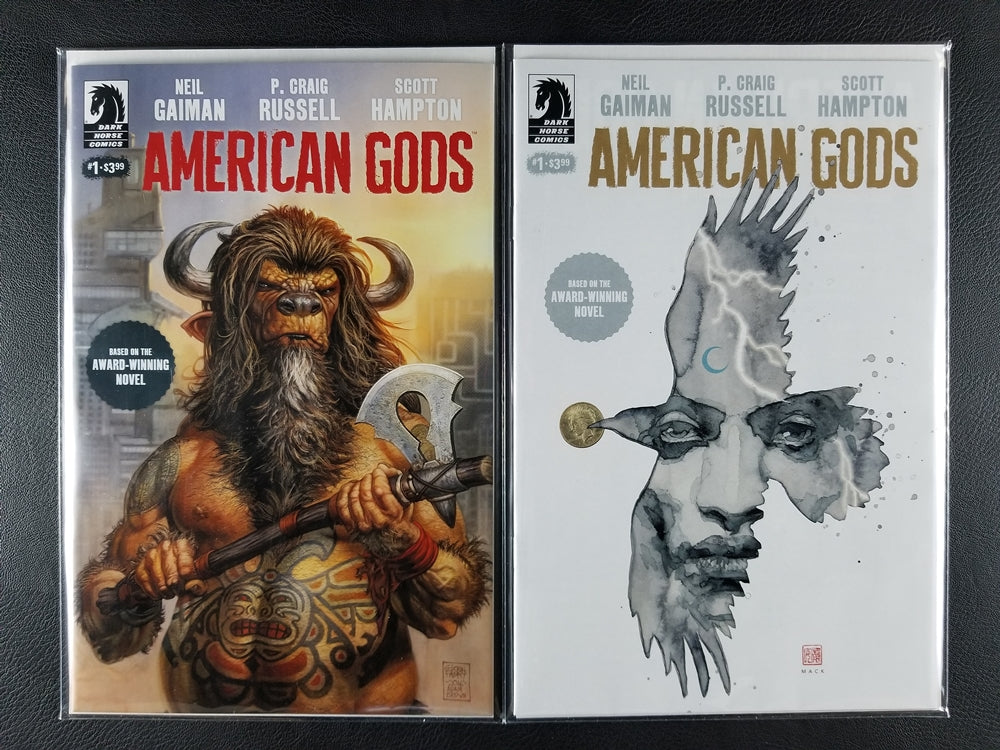American Gods: Shadows #1A, 1B, 1C Set (Dark Horse, 2017)