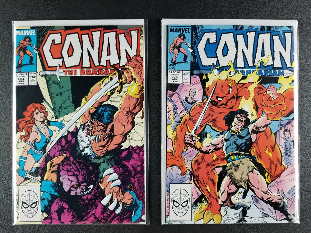 Conan the Barbarian #200-209 Set (Marvel, 1987-88)