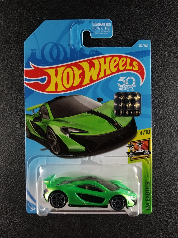 Hot Wheels - McLaren P1 (Green) [Factory Sealed 2018 Set]