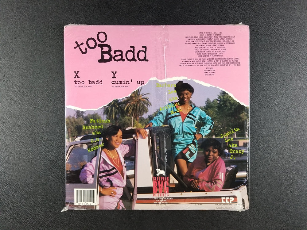 Too Badd - Too Badd / Cumin' Up (1989, 12'' Single) [SEALED]