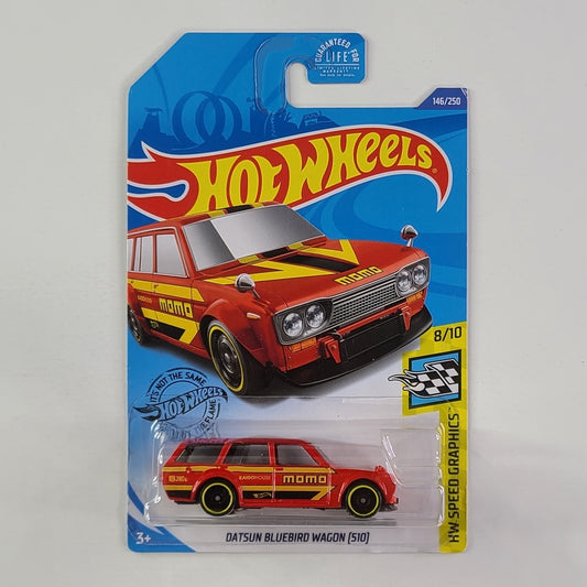 Hot Wheels - Datsun Bluebird Wagon (510) (Red)