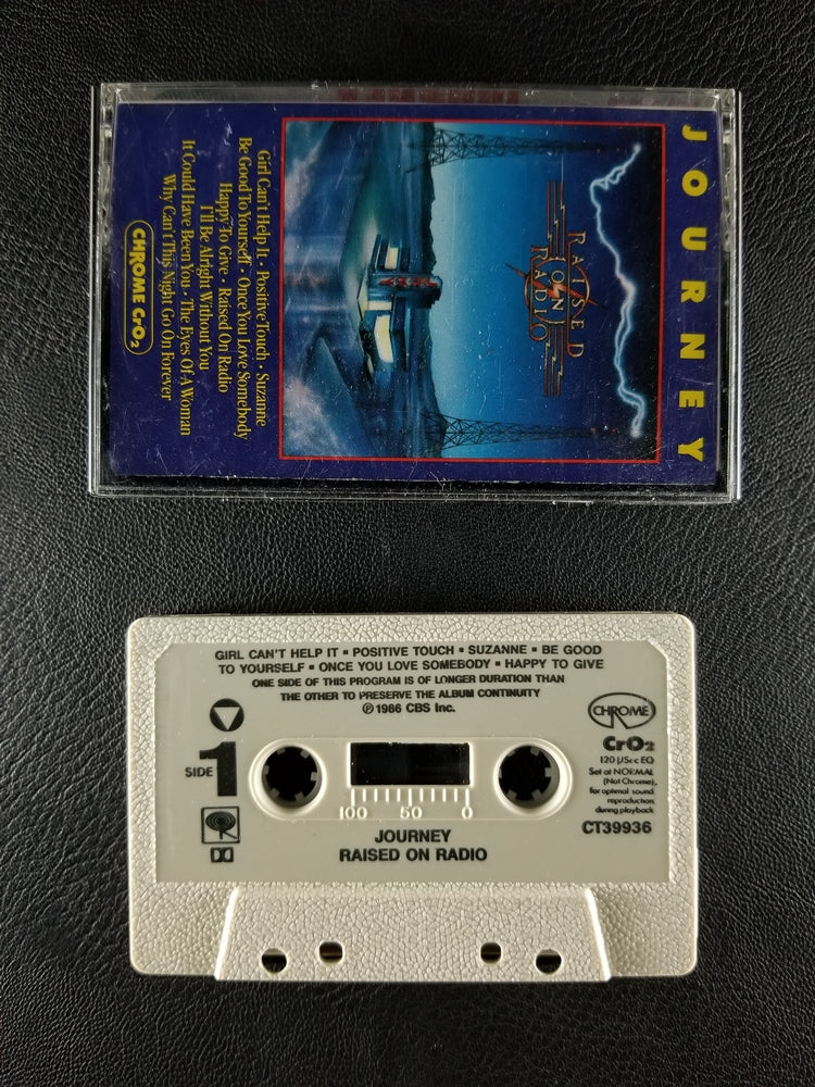 Journey - Raised on Radio (1986, Cassette)