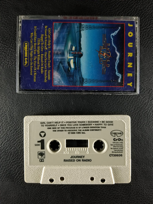 Journey - Raised on Radio (1986, Cassette)