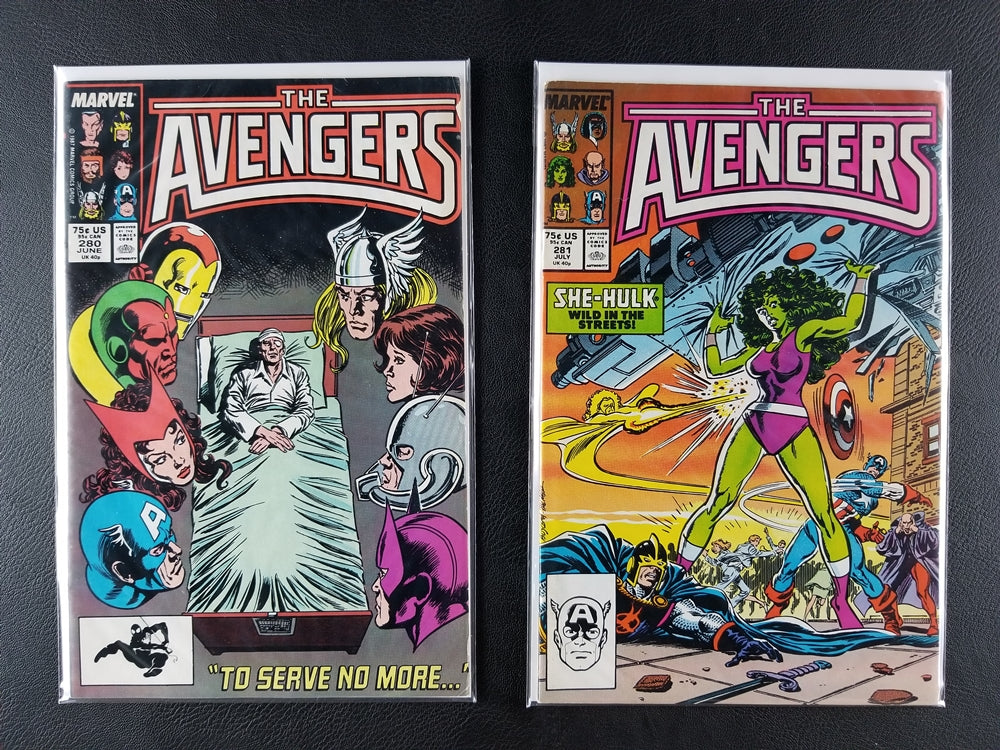 The Avengers [1st Series] #276-285 Set (Marvel, 1987)