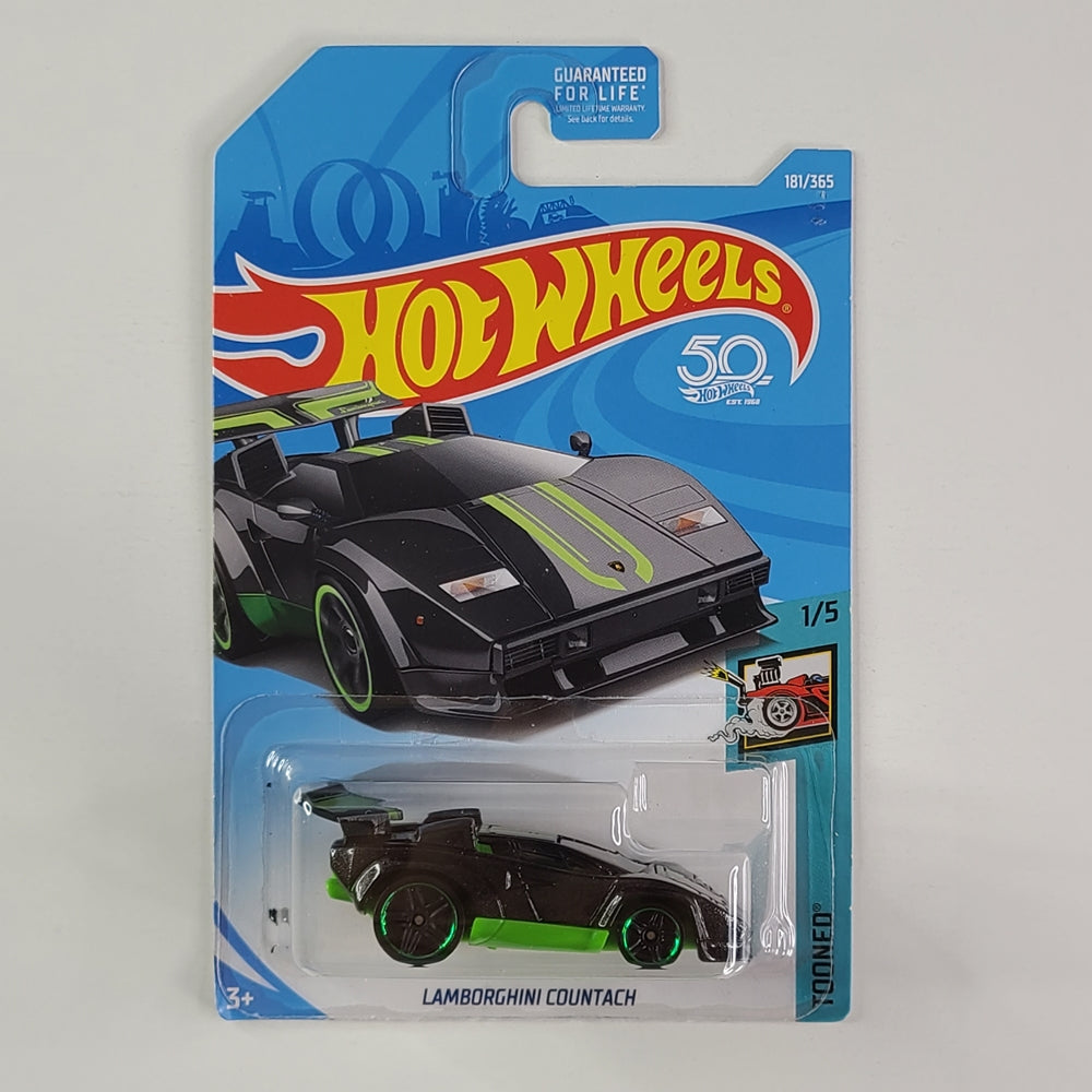 Hot Wheels - Lamborghini Countach (Metalflake Black)