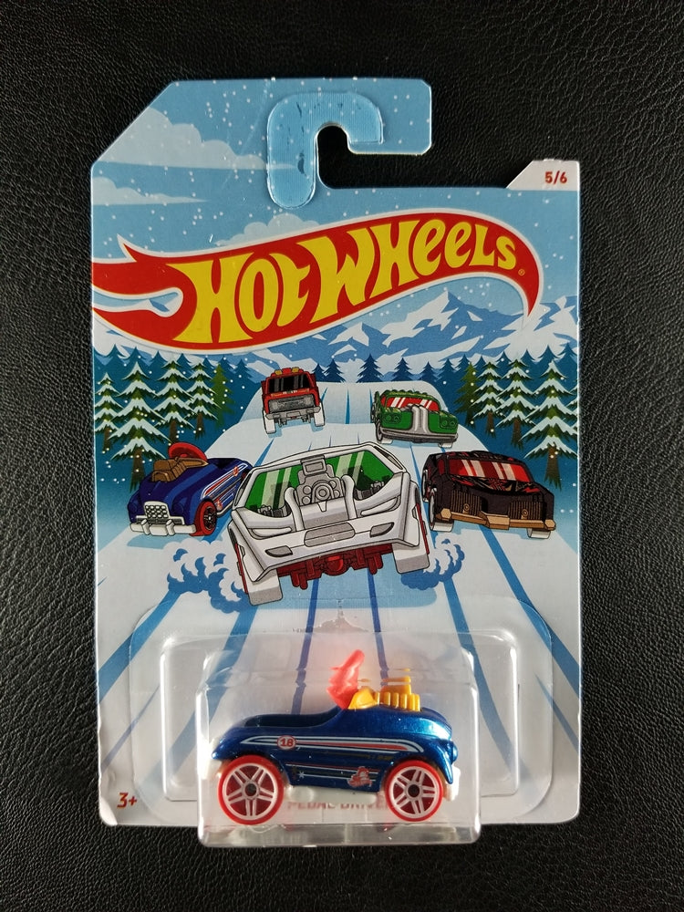 Hot Wheels - Pedal Driver (Blue) [5/6 - 2018 HW Holiday Hot Rods]