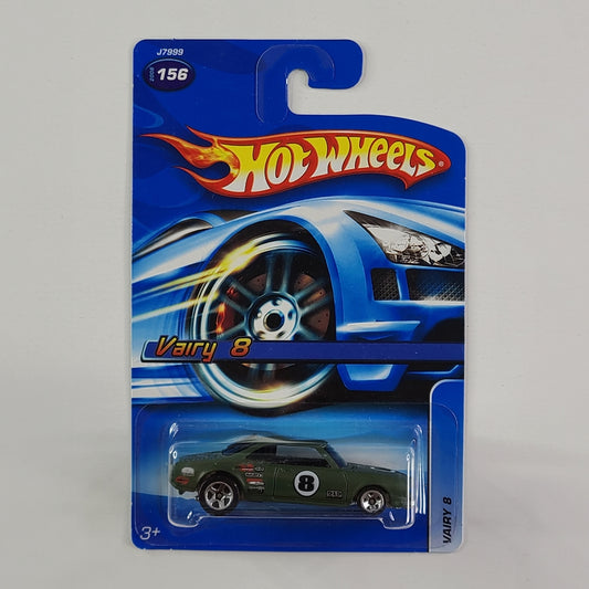 Hot Wheels - Vairy 8 (Flat Dark Green)