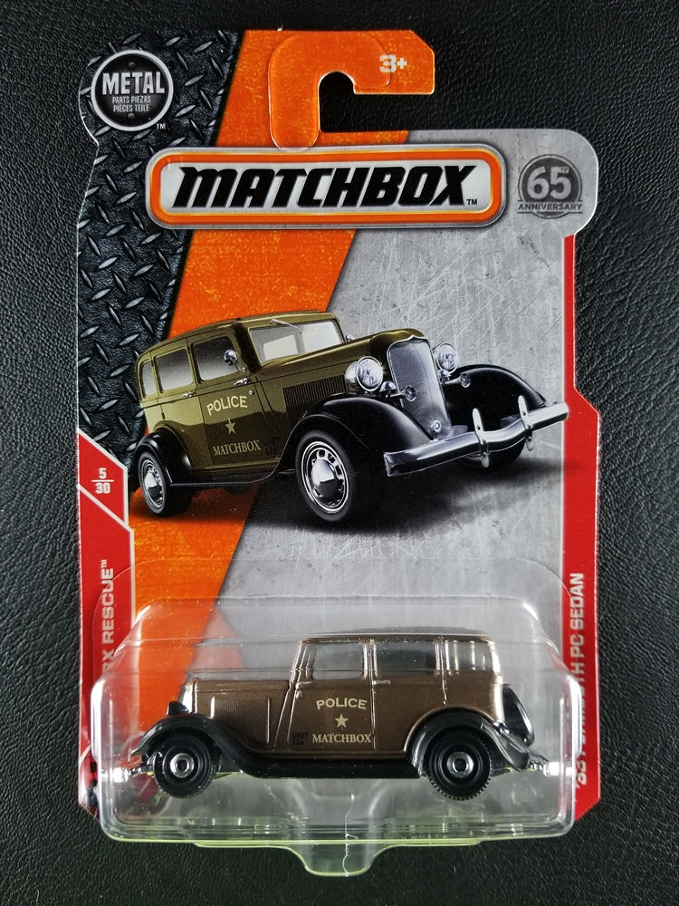 Matchbox - '33 Plymouth PC Sedan (Brown) [5/30 - MBX Rescue]