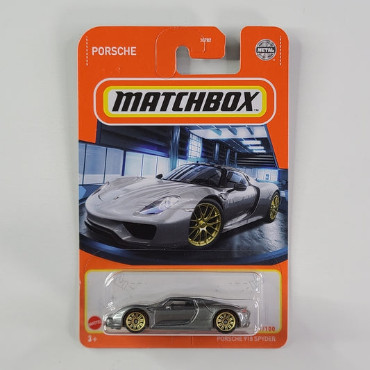 Matchbox - Porsche 918 Spyder (Metallic Dark Grey)