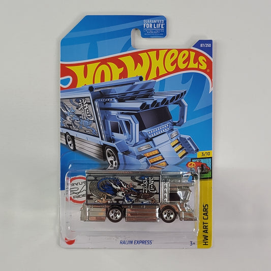 Hot Wheels - Raijin Express (Chrome Blue)