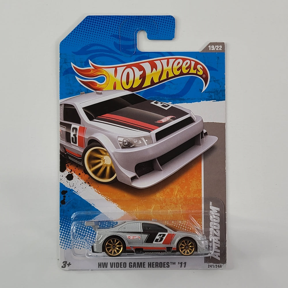 Hot Wheels - Amazoon (Metallic Light Grey) [HW Video Game Heroes Series (2011) - 19/22]
