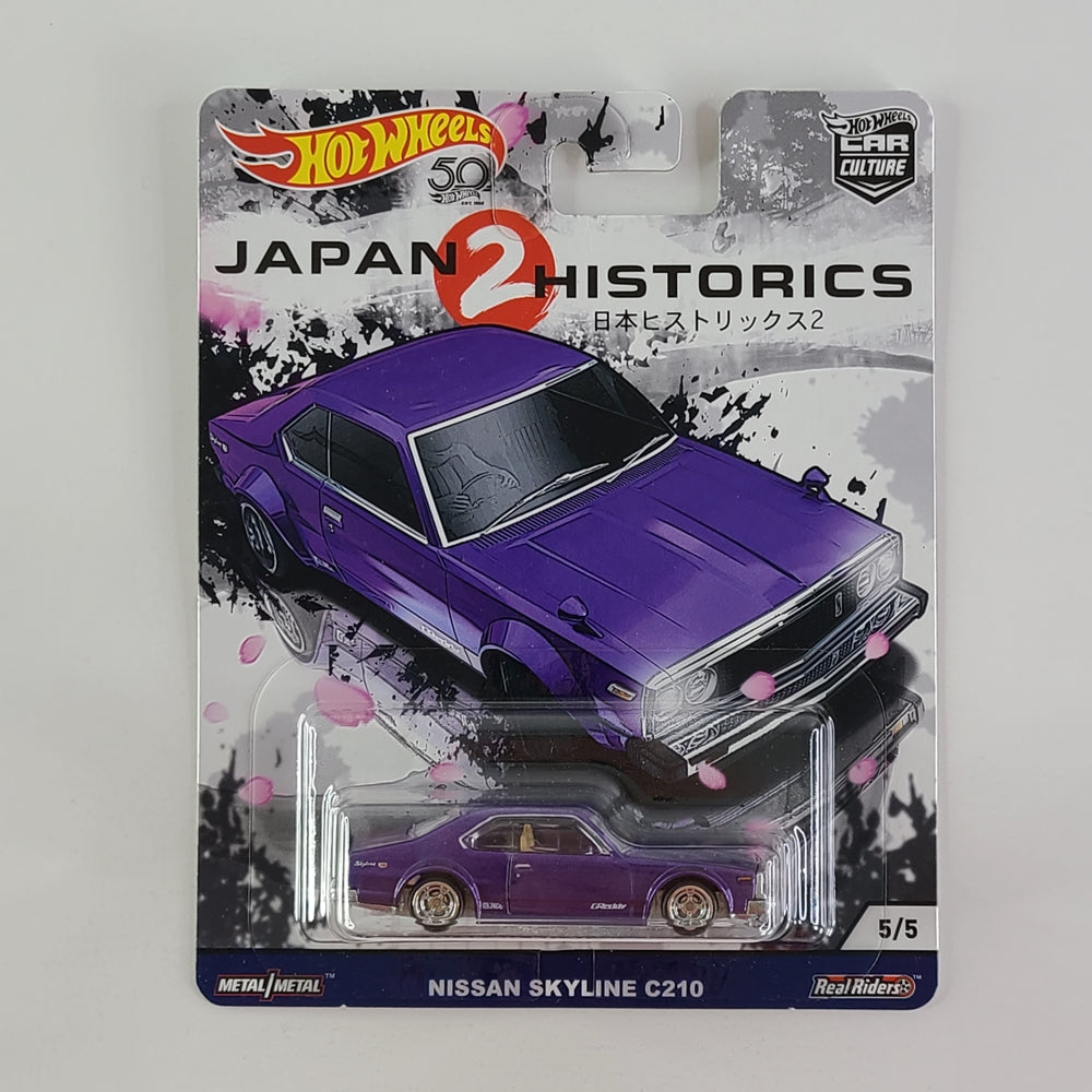 Hot Wheels Premium - Nissan Skyline C210 (Metalflake Purple)