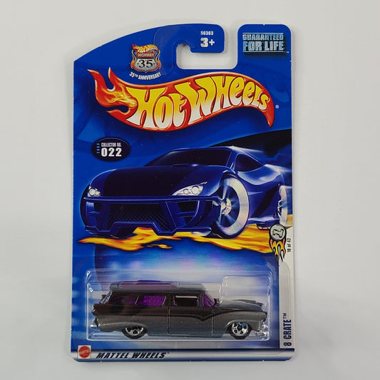Hot Wheels - 8 Crate (Black and Silver) [2003 First Editions - 10/42]