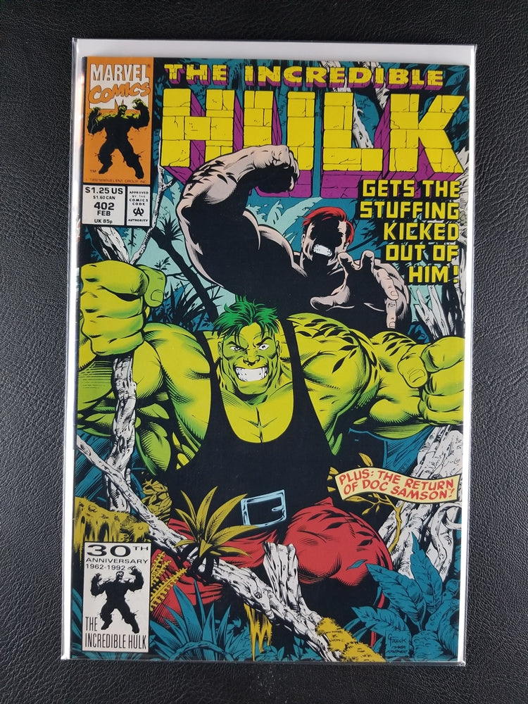 The Incredible Hulk [1st Series] #402 (Marvel, February 1993)