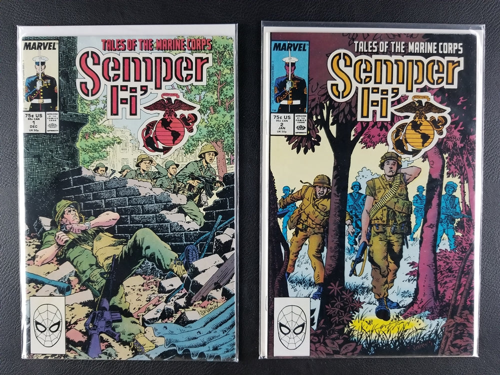 Semper Fi #1 & 2 Set (Marvel, 1988-89)