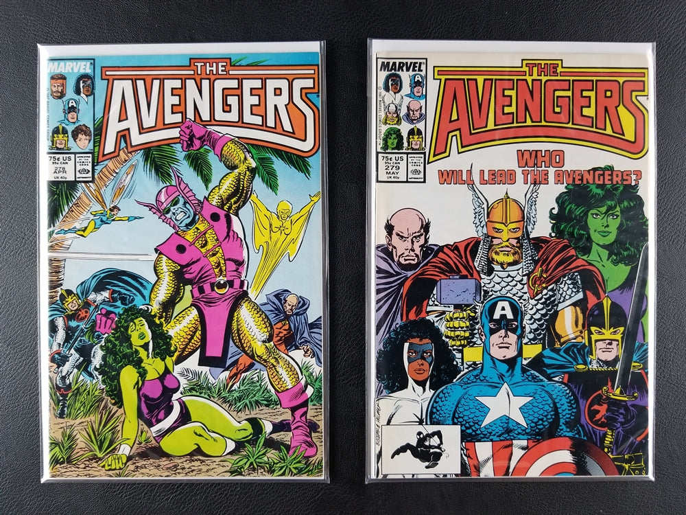 The Avengers [1st Series] #276-285 Set (Marvel, 1987)