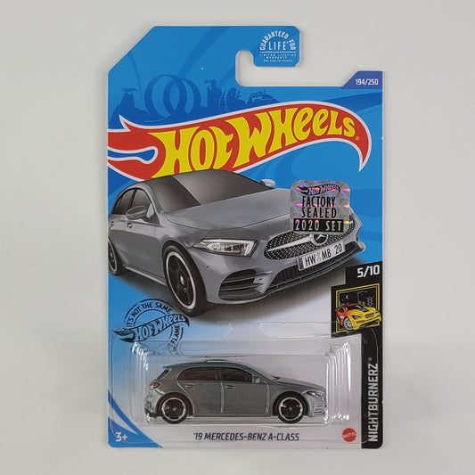 Hot Wheels - '19 Mercedes-Benz A-Class (Matte Metalflake Grey) [Factory Sealed 2020 Set]