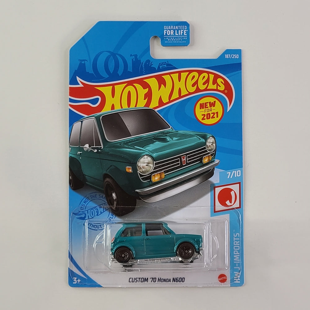 Hot Wheels - Custom '70 Honda N600 (Teal) [New for 2021]