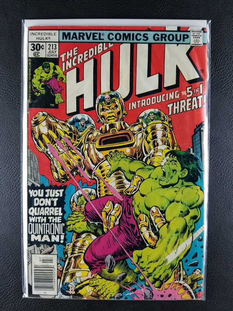 The Incredible Hulk [1st Series] #213 (Marvel, July 1977)