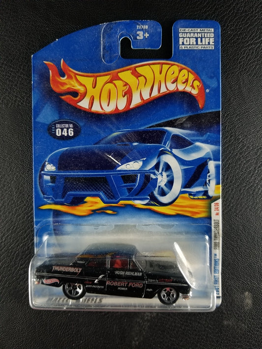 Hot Wheels - Ford Thunderbolt (Black) [24/36 - 2001 First Editions]