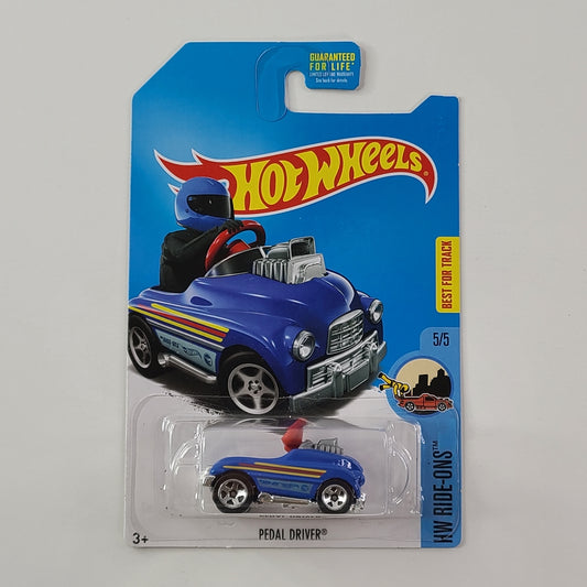 Hot Wheels - Pedal Driver (Blue) [HW Ride-Ons Mini Collection (2017) - 5/5] [Treasure Hunt]