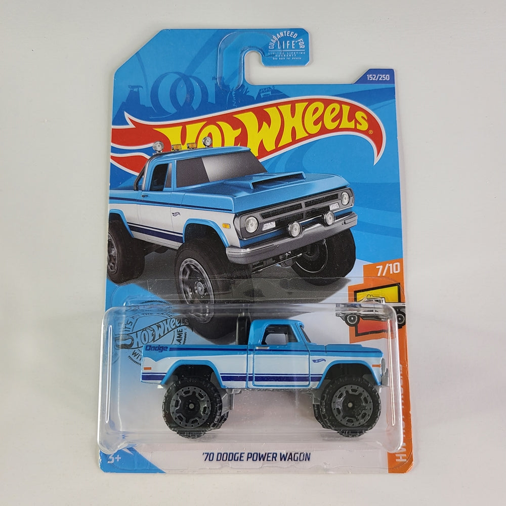 Hot Wheels - '70 Dodge Power Wagon (Light Blue)