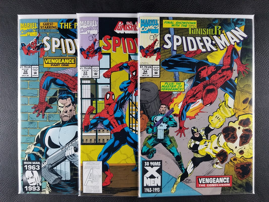 Spider-Man [1990] #32-34 Set (Marvel, 1993)