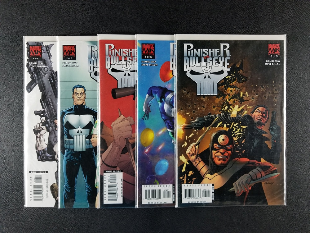 Punisher vs. Bullseye #1-5 Set (Marvel, 2005-06)