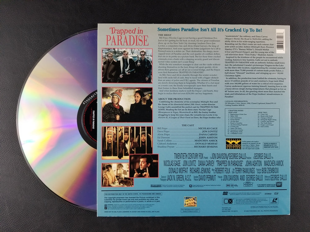Trapped in Paradise (1995, Laserdisc)