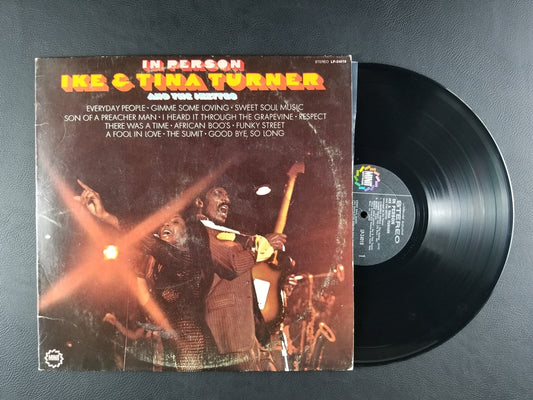 Ike & Tina Turner - In Person (1969, LP)