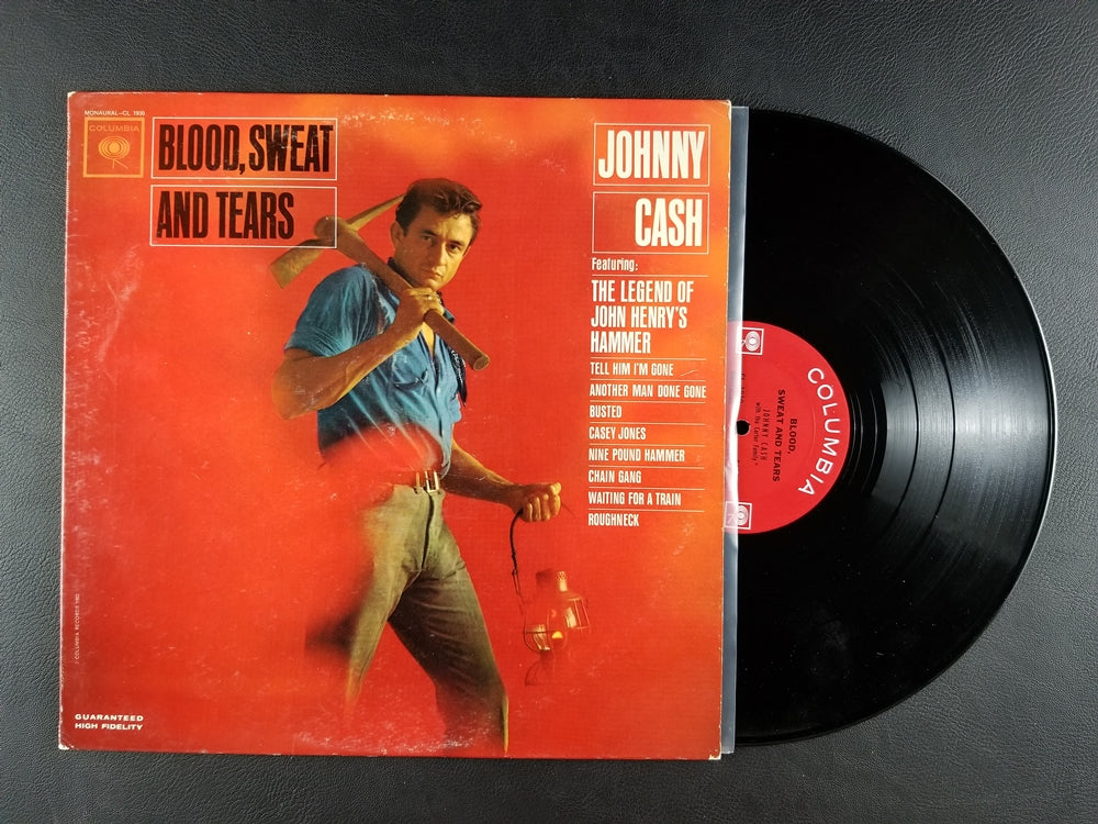 Johnny Cash - Blood, Sweat and Tears (1963, LP)