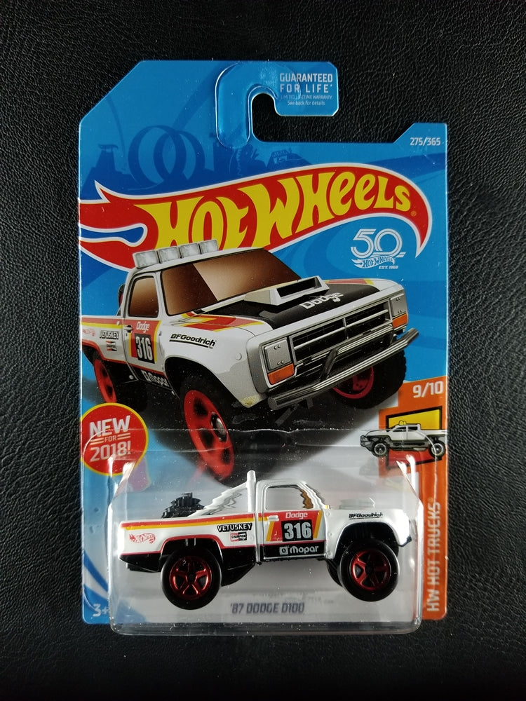 Hot Wheels - '87 Dodge D100 (White)