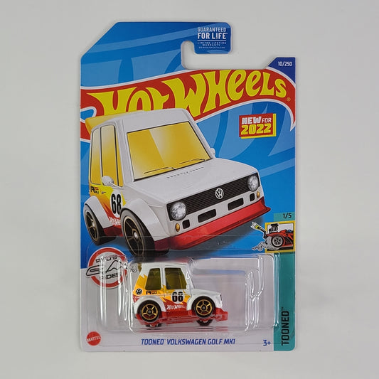 Hot Wheels - Tooned Volkswagen Golf Mk1 (White)