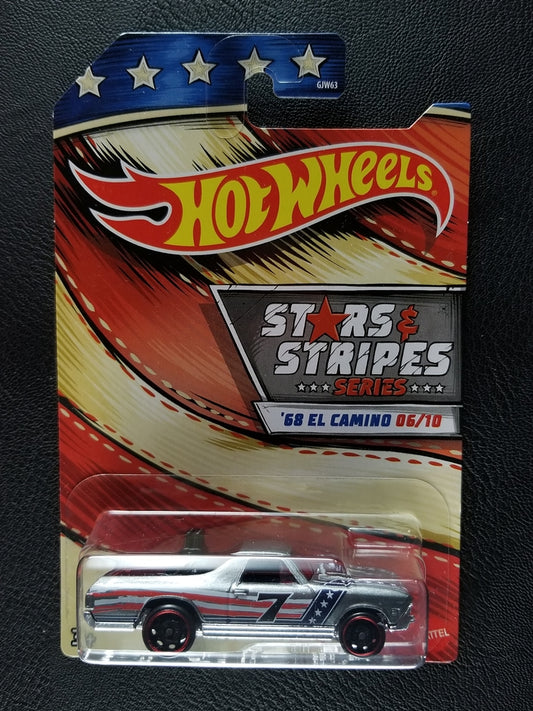 Hot Wheels - '68 El Camino (Silver) [6/10 - 2020 HW Stars & Stripes]