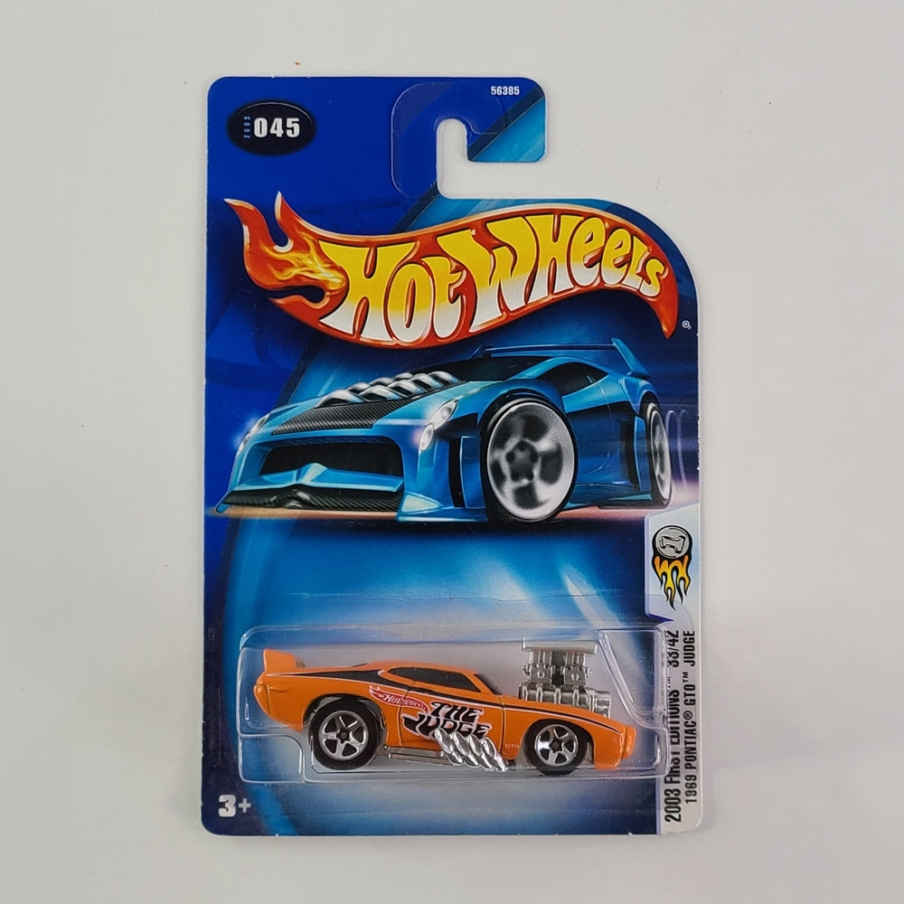 Hot Wheels - 1969 Pontiac GTO Judge (Orange)