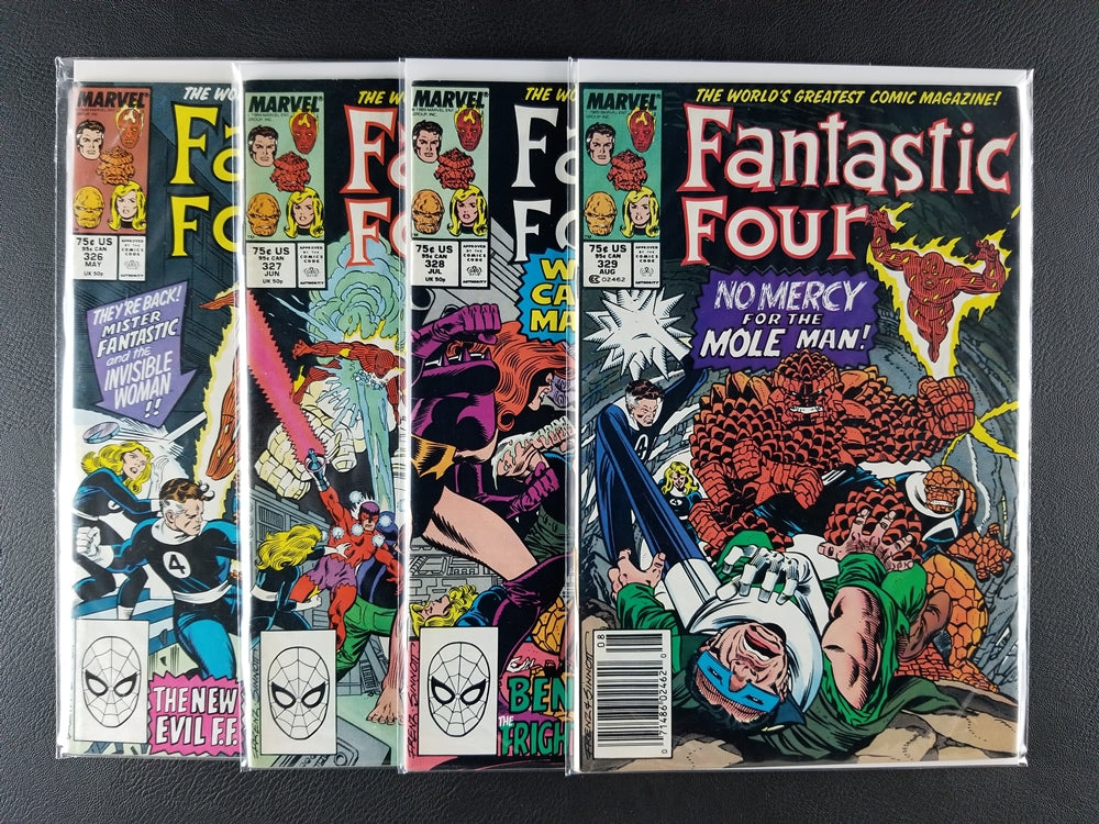 Fantastic Four [1st Series] #326-329 Set (Marvel, 1989)