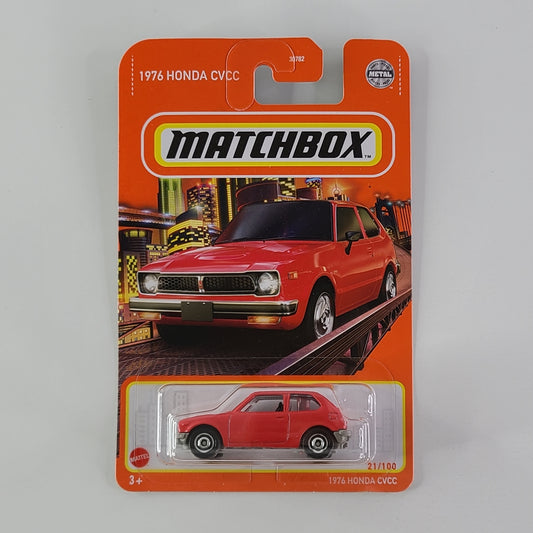 Matchbox - 1976 Honda CVCC (Red)