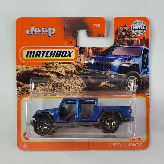 Matchbox - '20 Jeep Gladiator (Metalflake Blue) [Short Card]