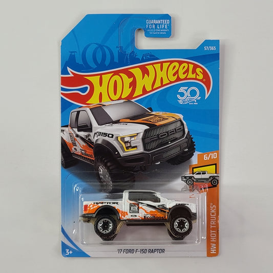 Hot Wheels - '17 Ford F-150 Raptor (White) [2018]