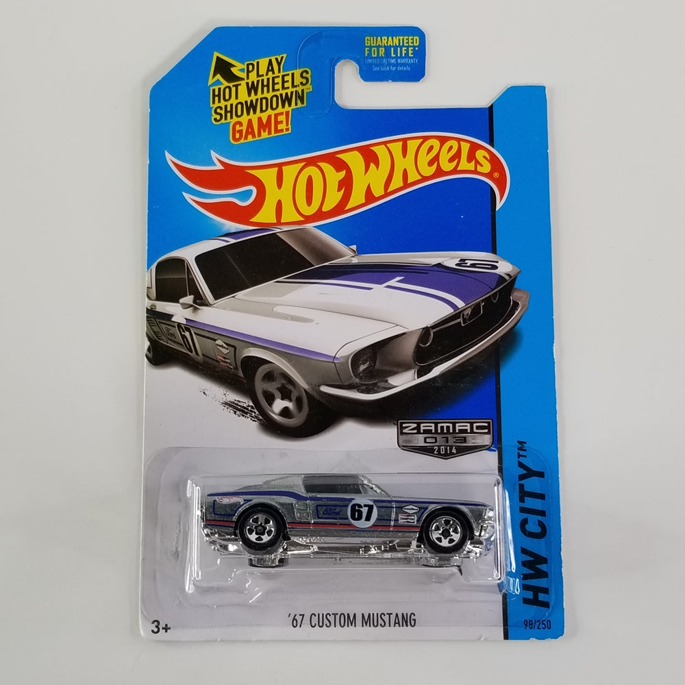 Hot Wheels - '67 Custom Mustang (Unpainted) [Walmart Exclusive Zamac Edition]