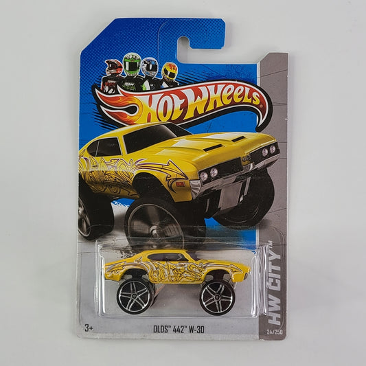 Hot Wheels - Olds 442 W-30 (Yellow)