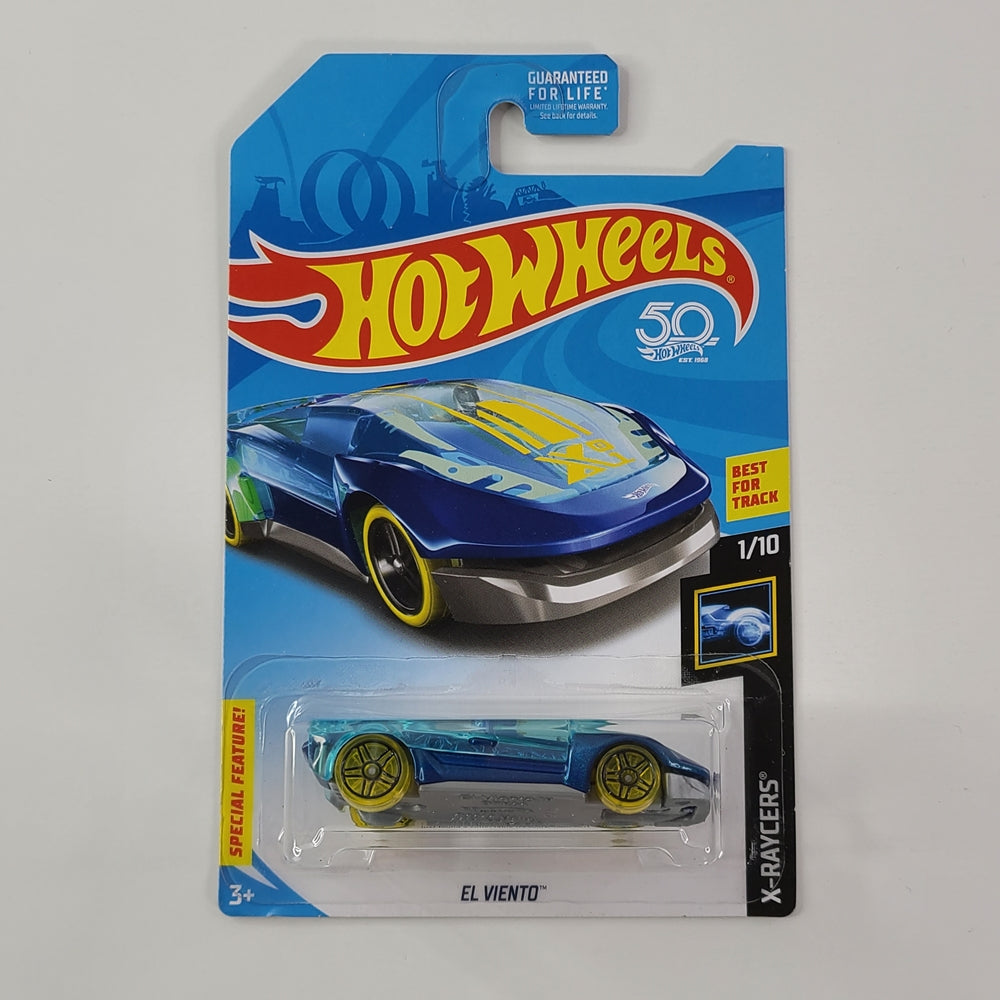 Hot Wheels - El Viento (Metalflake Dark Blue) [Treasure Hunt]